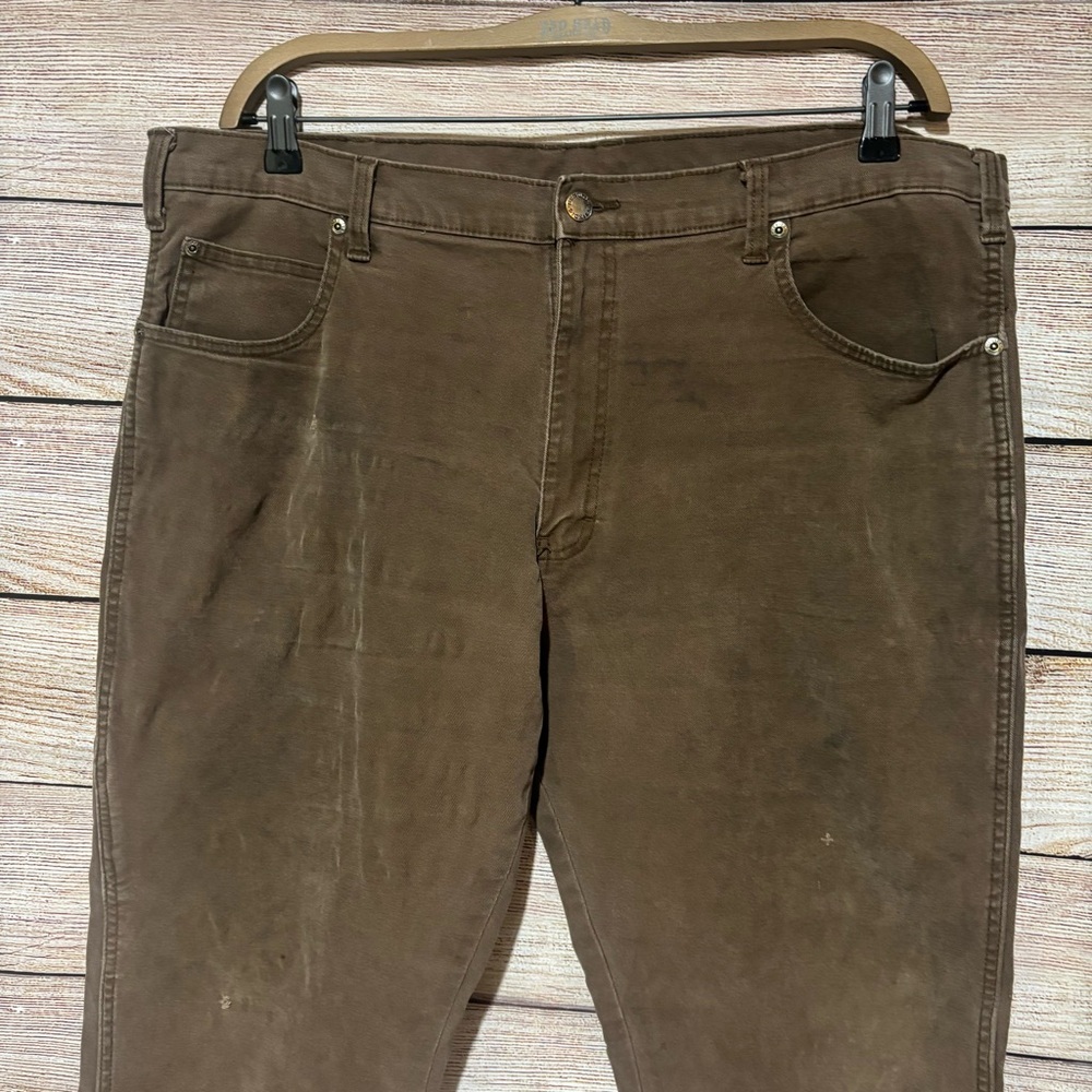 Men's 38x30 Dickies Brown Pants - Picture 3 of 11